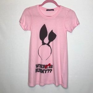 WILDFOX “Where is Bunny??” pink shirt 🎀